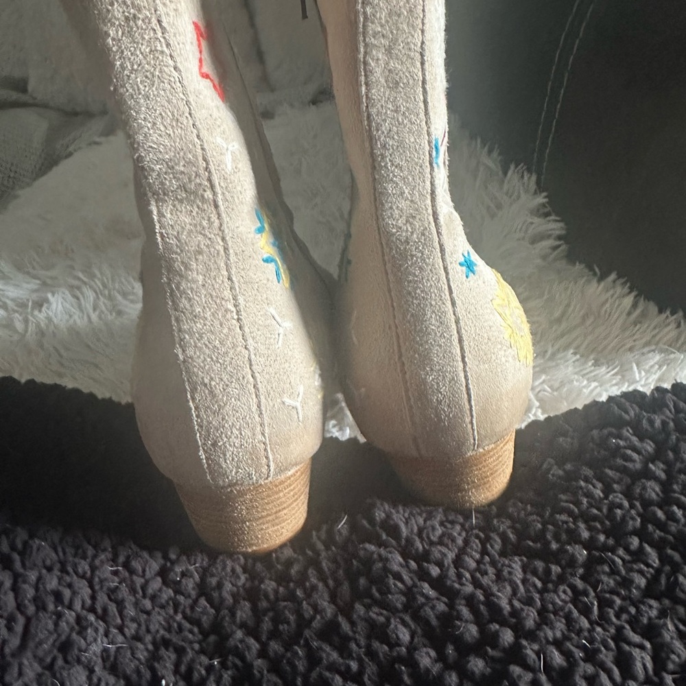 FREE PEOPLE•BOWERS EMBROIDERED WESTERN BOOTS - Sz 39.5 - Picture 11 of 16